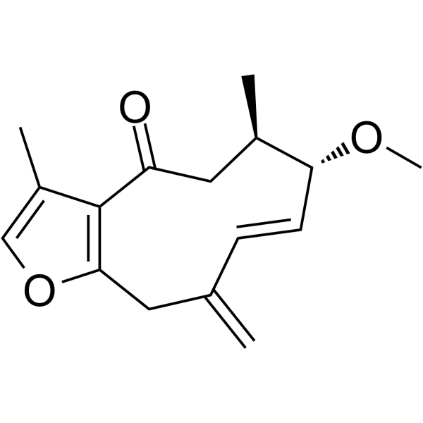 (1E)-3-Methoxy-8,12-epoxygermacra-1,7,10,11-tetraen-6-one 383368-26-1